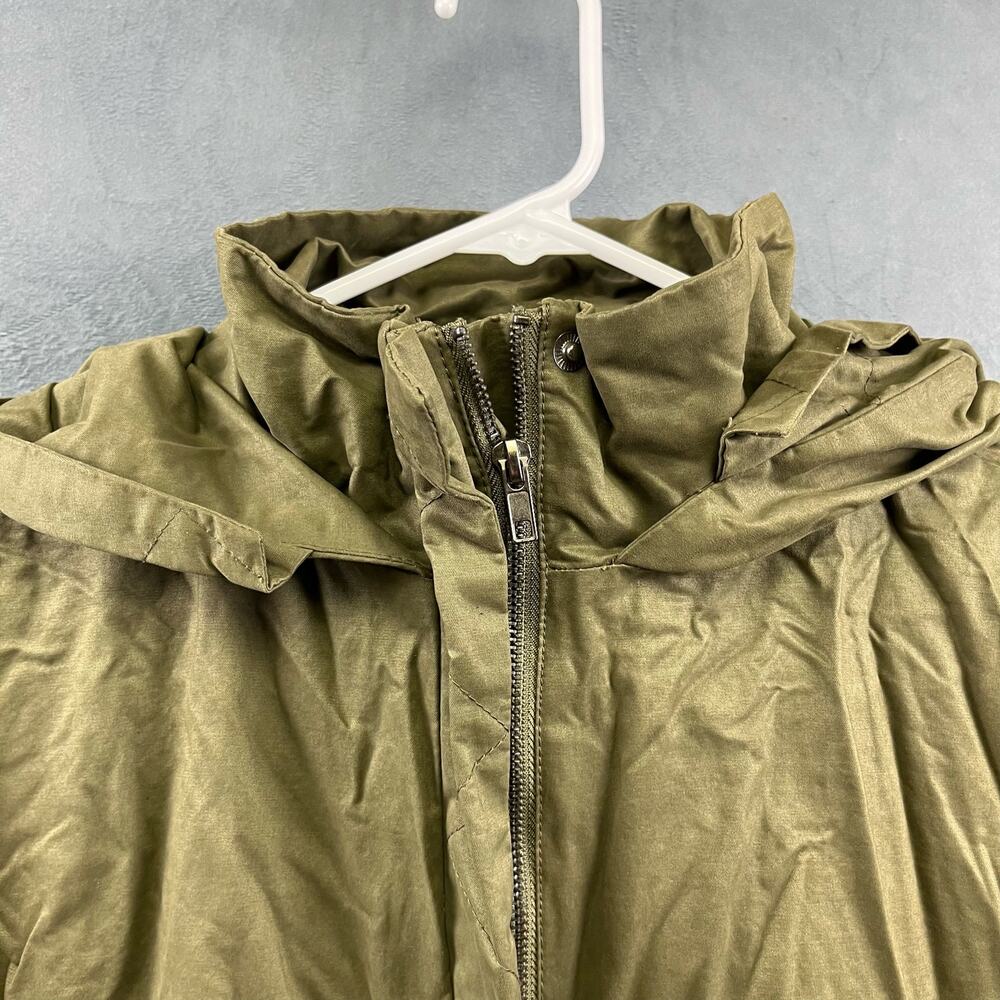 Zara Basic Outerwear Full Zip Hooded Parka Indite… - image 5